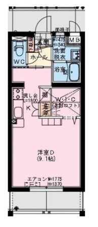 あかねヒルズ南宮崎の物件間取画像